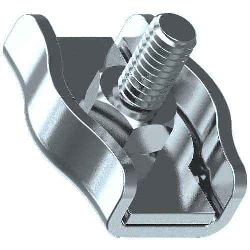 Art.8330 Simplex Зажим для тросу цинк