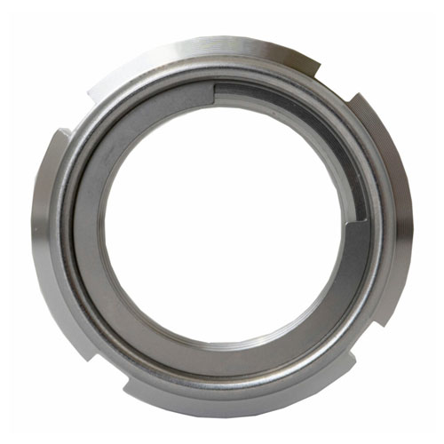 AN 135 Гайка кругла шліцева самостопорна з металевою вставкою