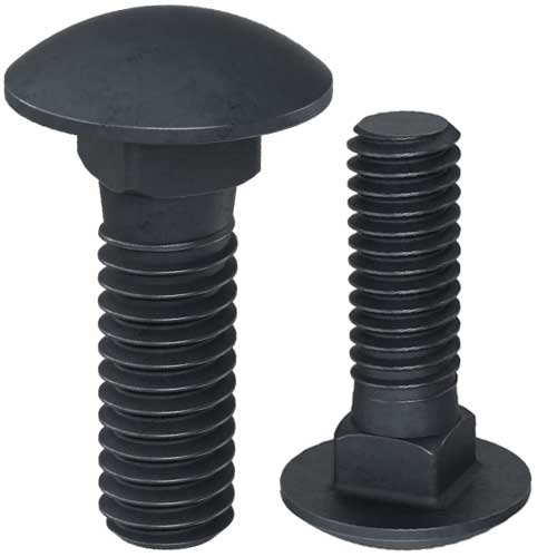 Болт Din 603 кл.8.8 чорний цинк