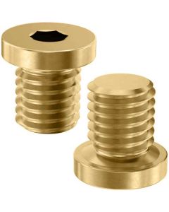 Пробка DIN908 1/8&quot; латунь/нікель
