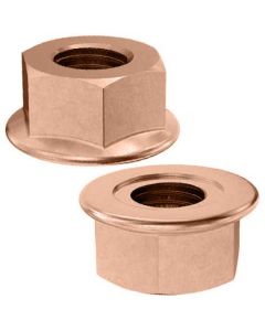 Гайка DIN6923 М8 кл.8 обмідн.