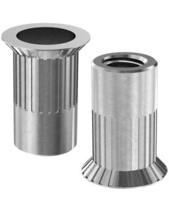 Клеп. гайка А2 М6C рифл. середній (l=15)