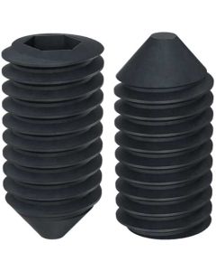 Set screw DIN914 M5x5 zinc black