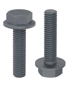Болт DIN6921 М10х16 кл.10.9 geomet з насічками
