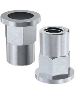 Клеп. гайка М8C (1.0-3.0) пів-6-гранна бурт