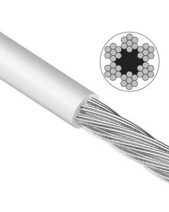 Трос PVC 6х7 d=3 А4 (бухта 100м)