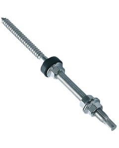 Двугвинт-шуруп Аrt.9216 М10х300 оц. в зборі