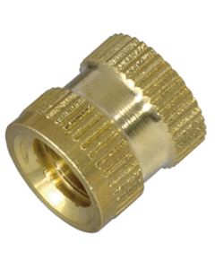 Вставки різьбові DIN16903 М2.5 тип D латунь