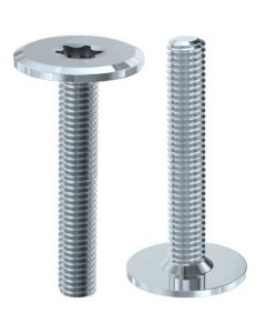 Гвинт мебельний з плоскою гол. TORX повною різьбою М10х80 оц.