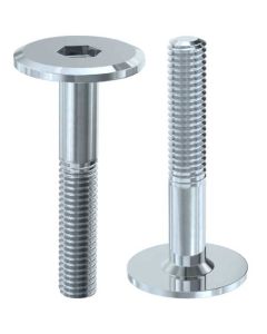 Гвинт мебельний з плоскою гол. внут.шест. не повною різьбою М6х60 оц.