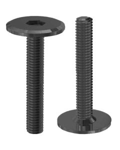 Гвинт мебельний з плоскою гол. внут.шест. повною різьбою М6х16 