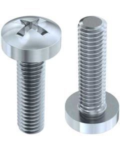 Screw DIN7985 #2-56UNCx1/4&quot; zinc