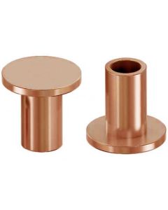 Заклепка DIN7338B М4х12 мідь