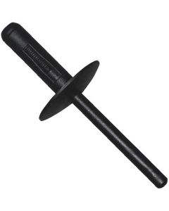 Заклепка відривна DIN7337 М6.4х25x17 поліам. чор. трипелюсткова