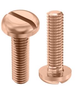 Гвинт DIN85 М4х8 обмідн.