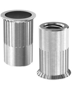 Клеп. гайка М8L рифл. потай (l=18) Аl