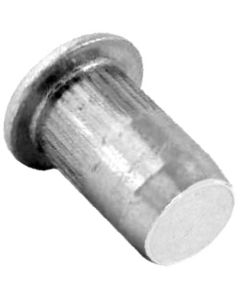 Клеп. гайка М4C рифл. бурт (l=17) Аl закрита