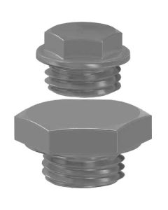 Пробка DIN7604 G 1/4 FZ  4-гран. ключик