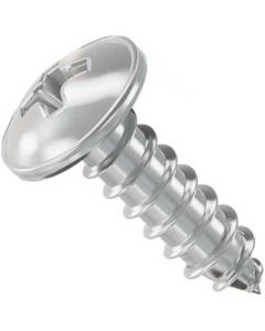 Саморіз DIN968 М4х20 А2 TORX білий