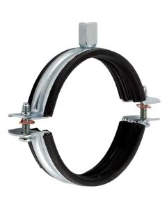 Хомут трубний з гумою. 2 гвинта d=137-142 М10 W5