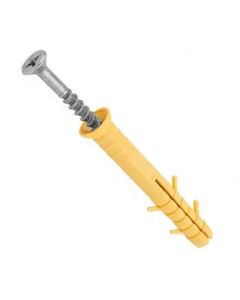 Дюбель шуруп потай М6х30 нікель