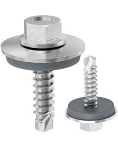 Саморіз DIN7504K М5.5х200+EPDМ (d=19) А2 Бі-метал