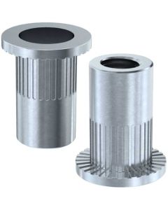 Клеп. гайка М8C рифл. бурт (l=18)