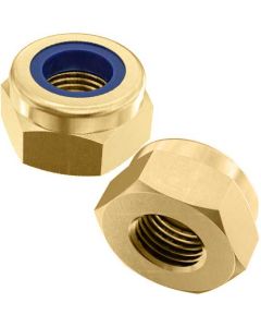 Гайка DIN985 М4 латунь