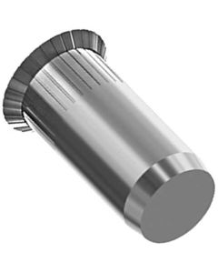 Клеп. гайка А2 М10L рифл. середній (l=33) закрита