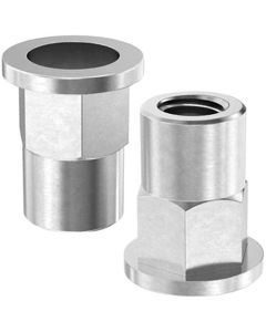 Клеп. гайка А2 М5C (0.5-2.5) пів-6-гр. бурт 