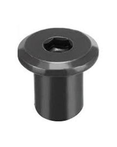 Гайка Еріксона М6х12 плоска голова оц. чорн.