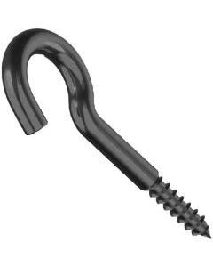 Шуруп з гаком М4х60 оц. чорн.