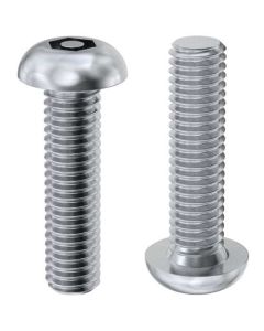 Гвинт антивандальний ISO7380+PIN М4х20 А2