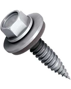 Саморіз Аrt.9505 М5.5х28+EPDМ (d=16) А2  Бі-метал