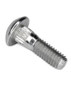 Болт напівкругла голова з насічкою М6х22 кл.10.9 оц