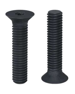 Гвинт DIN7991 М6х40 кл.8.8 оц. чорн. TORX