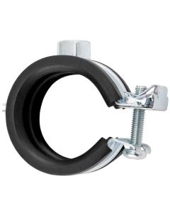 Хомут трубний з гумою. 1 гвинт d=40-43 М8 W5